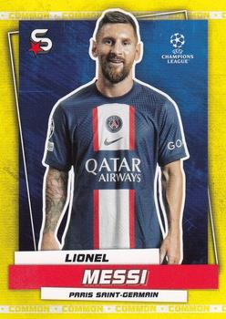 2022-23 Topps UEFA Club Competitions Superstars - Common Yellow #135 Lionel Messi Front