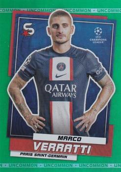 2022-23 Topps UEFA Club Competitions Superstars - Uncommon Green #133 Marco Verratti Front