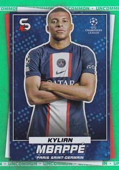 2022-23 Topps UEFA Club Competitions Superstars - Uncommon Green #134 Kylian Mbappé Front
