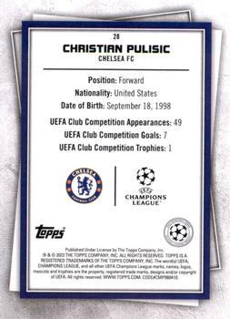 2022-23 Topps UEFA Club Competitions Superstars - Mystic #28 Christian Pulisic Back