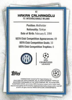 2022-23 Topps UEFA Club Competitions Superstars - Mystic #82 Hakan Çalhanoğlu Back