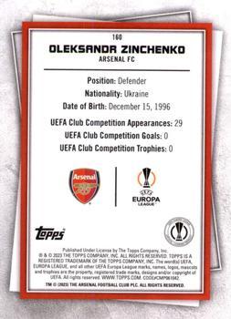 2022-23 Topps UEFA Club Competitions Superstars - Mystic #160 Oleksandr Zinchenko Back