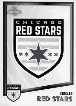 2023 Parkside NWSL Collection - Black and White #292 Chicago Red Stars Crest Front
