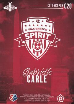 2023 Parkside NWSL Collection - Cityscapes #C20 Gabrielle Carle Back