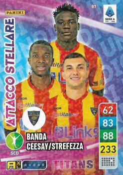 2023 Panini Adrenalyn XL Calciatori Titans #87 Assan Ceesay / Gabriel Strefezza / Lameck Banda Front