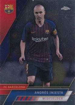 2022-23 Topps Chrome FC Barcelona: Més Que Un Club #93 Andrés Iniesta Front