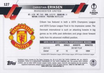 2022-23 Topps Chrome UEFA Club Competitions #127 Christian Eriksen Back