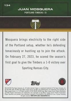 2023 Topps MLS #134 Juan Mosquera Back