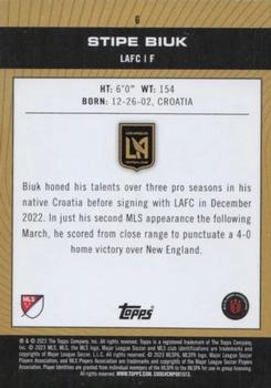 2023 Topps MLS - Soccer Tile #6 Stipe Biuk Back