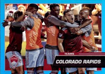 2023 Topps MLS - Blue Foil #157 Colorado Rapids Front