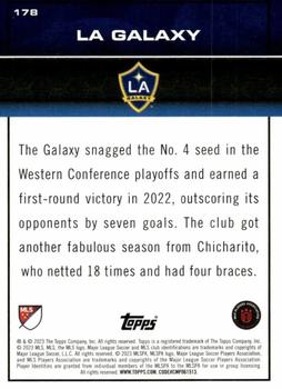 2023 Topps MLS - Blue Foil #178 LA Galaxy Back