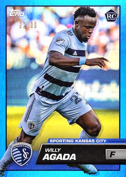 2023 Topps MLS - Blue Foil #182 Willy Agada Front