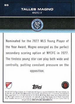 2023 Topps MLS - Green Foil #95 Talles Magno Back