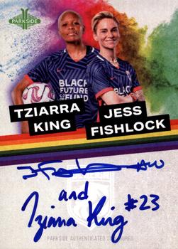 2023 Parkside NWSL Pride - Dual Signature #NNO Tziarra King / Jess Fishlock Front