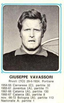 1978-79 Panini Calciatori #510 Giuseppe Vavassori Front