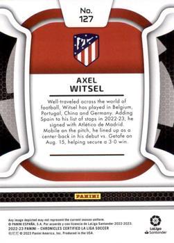 2022-23 Panini Chronicles - Certified La Liga Mirror Red #127 Axel Witsel Back