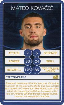 2019 Top Trumps Chelsea #NNO Mateo Kovacic Front