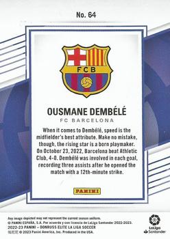 2022-23 Donruss Elite LaLiga Santander #64 Ousmane Dembele Back
