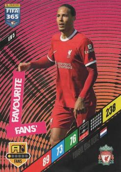 2024 Panini Adrenalyn XL FIFA 365 #LIV5 Virgil van Dijk Front