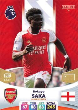 2024 Panini Adrenalyn XL Premier League #36 Bukayo Saka Front