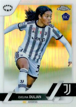 2022-23 Topps Chrome UEFA Women's Champions League - Refractor #56 Evelina Duljan Front