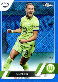 2022-23 Topps Chrome UEFA Women's Champions League - Blue Mojo Refractor #93 Ewa Pajor Front