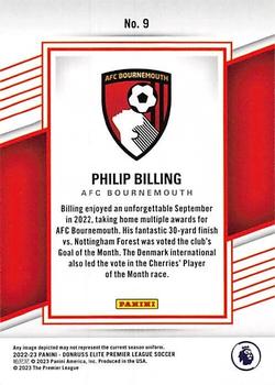 2022-23 Donruss Elite Premier League #9 Philip Billing Back
