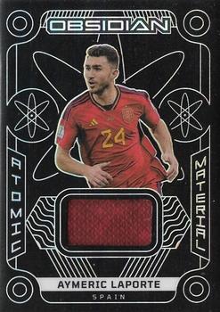 2022-23 Panini Obsidian - Atomic Material #AM-AYL Aymeric Laporte Front