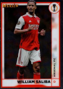 2022-23 Merlin Chrome UEFA Club Competitions #14 William Saliba Front