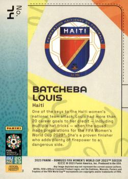 2023 Donruss FIFA Women's World Cup #74 Batcheba Louis Back