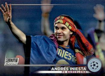 2022-23 Stadium Club Chrome UEFA Club Competitions - Refractor #84 Andrés Iniesta Front