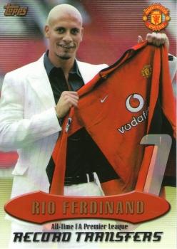 2002-03 Topps Premier Gold 2003 - All-Time Premier League Records #AT20 Rio Ferdinand Front