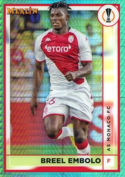 2022-23 Merlin Chrome UEFA Club Competitions - Aqua Prism Refractor #20 Breel Embolo Front