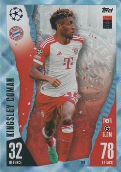 2023-24 Topps Match Attax UEFA Club Competitions - Crystal #201 Kingsley Coman Front