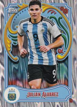 2023 Topps Argentina Fileteado - Tango #24 Julián Álvarez Front