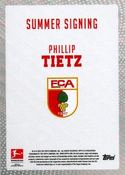 2023-24 Topps Bundesliga Summer Signings #NNO Phillip Tietz Back