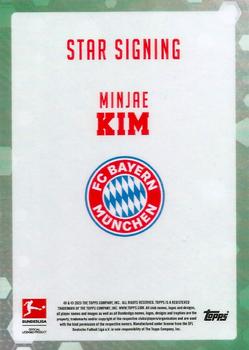 2023-24 Topps Bundesliga Summer Signings - Green Foil #NNO Min-jae Kim Back