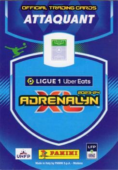 2023-24 Panini Adrenalyn XL Ligue 1 #418 Florian Sotoca / Wesley Saïd / Loïs Openda Back