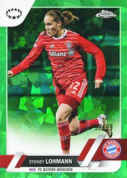 2022-23 Topps Chrome Sapphire Edition UEFA Women's Champions League - Green #12 Sydney Lohmann Front