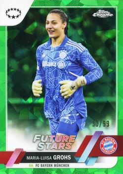 2022-23 Topps Chrome Sapphire Edition UEFA Women's Champions League - Green #61 Maria-Luisa Grohs Front
