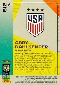 2023 Donruss FIFA Women's World Cup - Red #219 Abby Dahlkemper Back