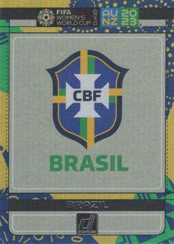 2023 Donruss FIFA Women's World Cup - Team Badges #3 Brazil Front