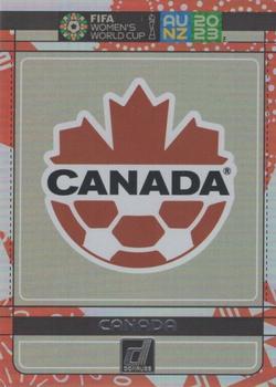 2023 Donruss FIFA Women's World Cup - Team Badges #4 Canada Front