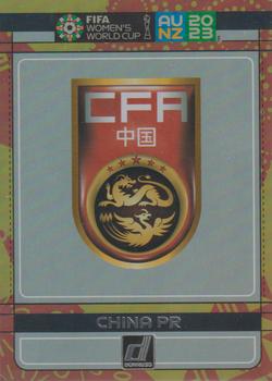 2023 Donruss FIFA Women's World Cup - Team Badges #5 China PR Front