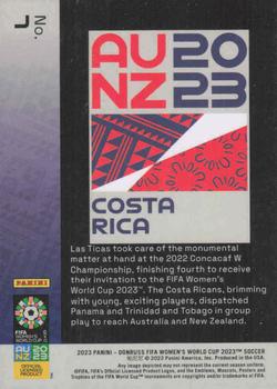 2023 Donruss FIFA Women's World Cup - Team Badges #7 Costa Rica Back