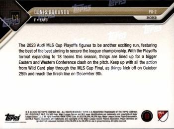 2023 Topps Now MLS Cup Playoffs - Blue #PO-2 Denis Bouanga Back