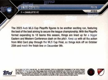 2023 Topps Now MLS Cup Playoffs - Blue #PO-28 Enzo Copetti Back
