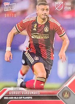 2023 Topps Now MLS Cup Playoffs - Red #PO-16 Giorgos Giakoumakis Front