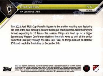 2023 Topps Now MLS Cup Playoffs - Gold #PO-12 Aidan Morris Back