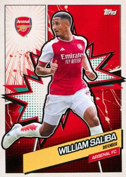 2023-24 Topps Arsenal Fan Set - Heroes #AFCH-5 William Saliba Front